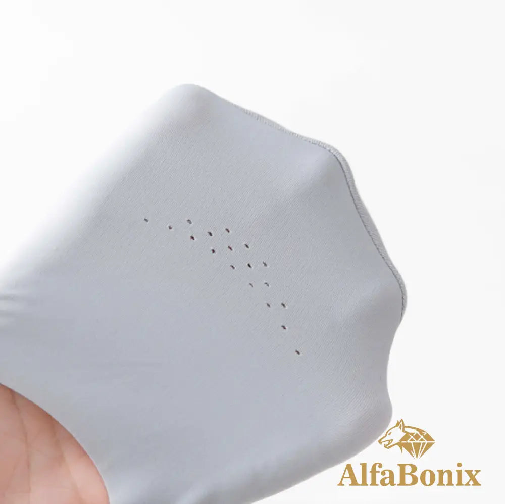 Kit 6 Pares De Meias Invisíveis Em Seda Gelo Alfa Confort Comfort