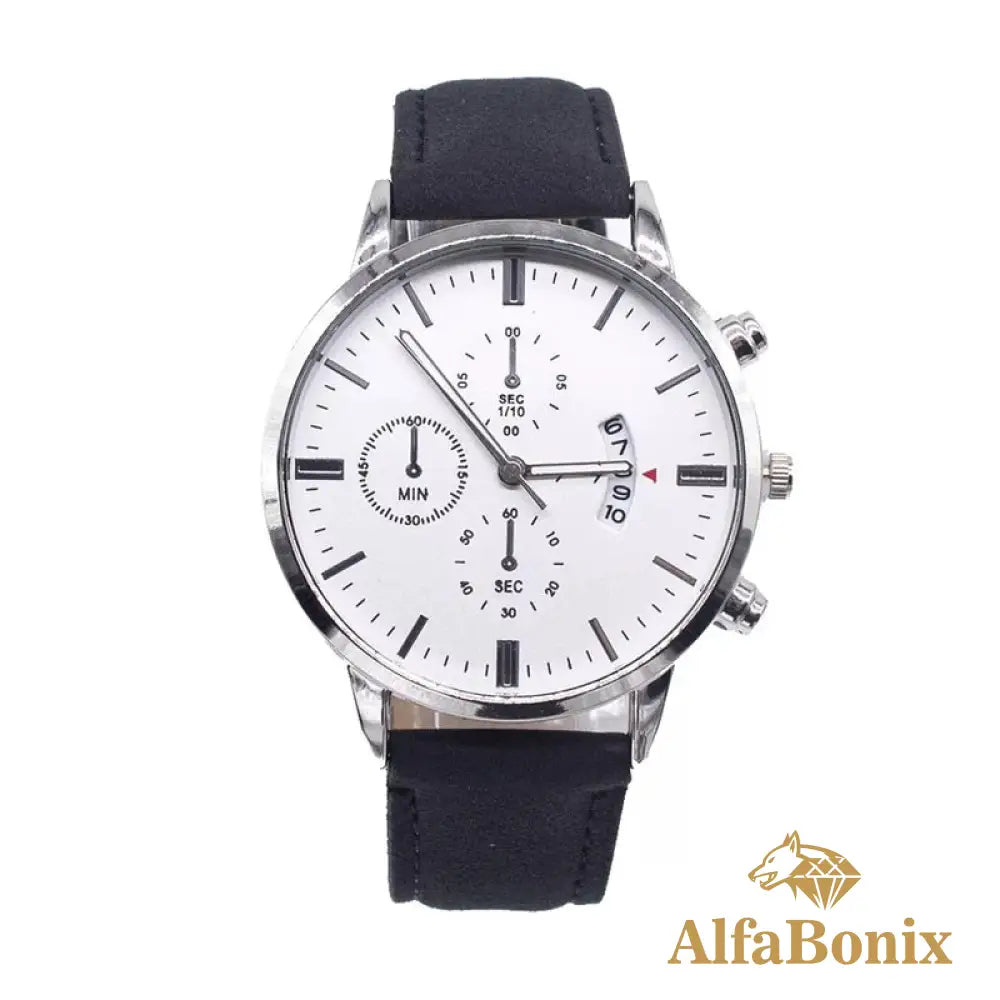 Kit Relógio Mais Pulseira Masculina Alloy