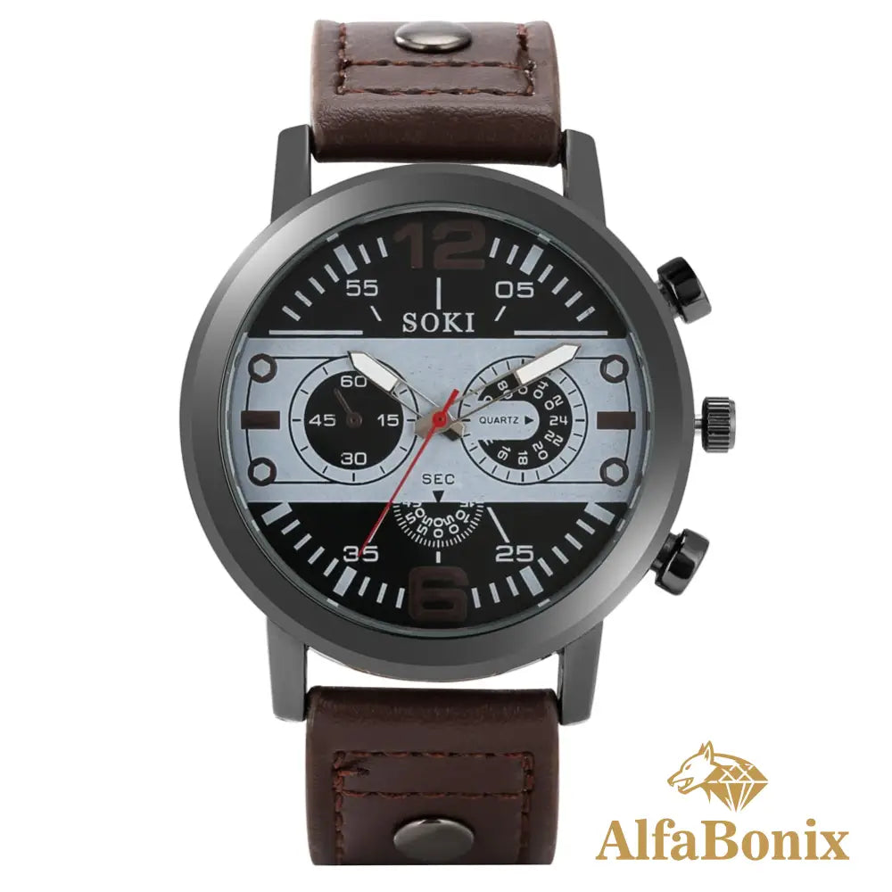 Kit Relógio Mais Pulseira Masculina Hombre