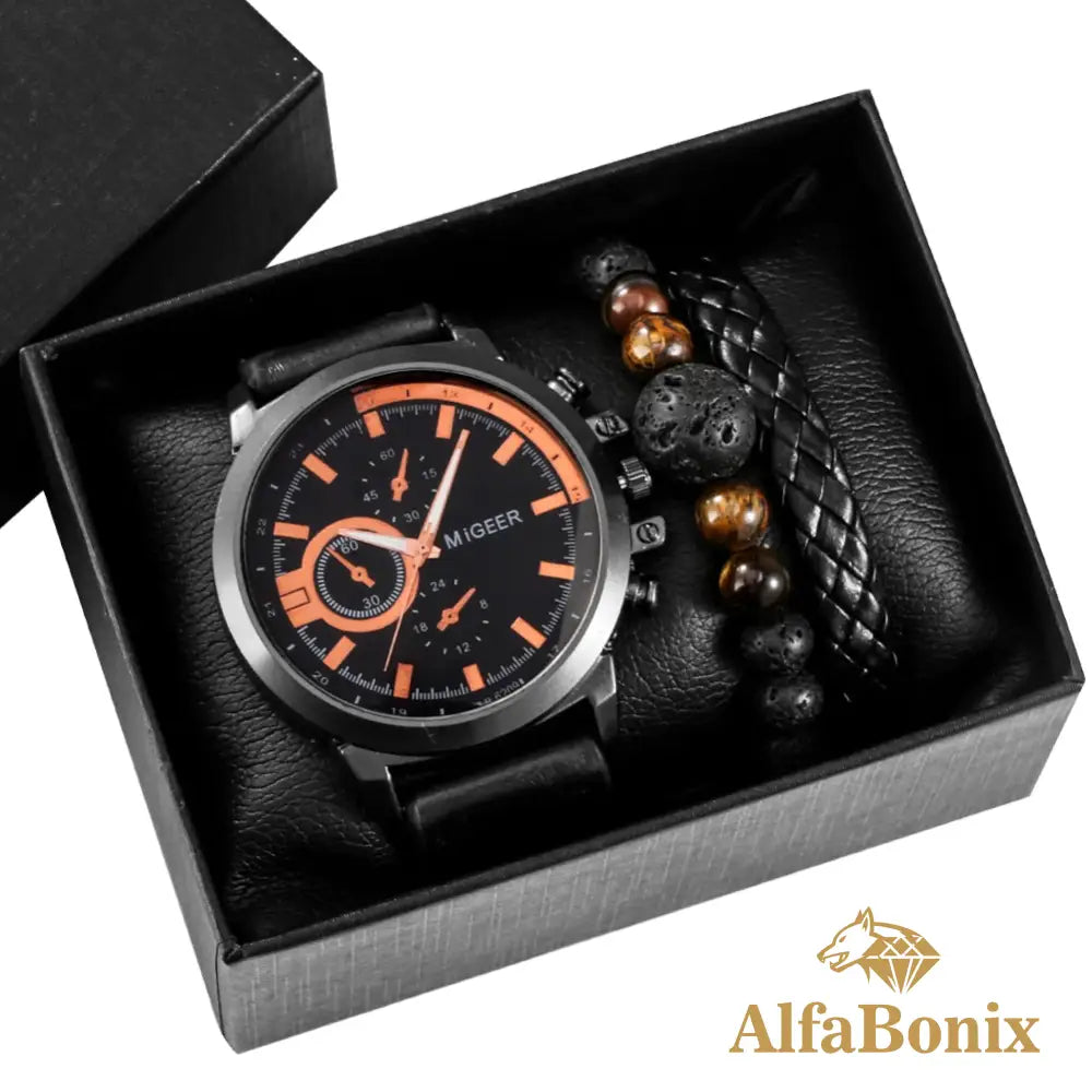 Kit Relógio Mais Pulseira Nalongue 3