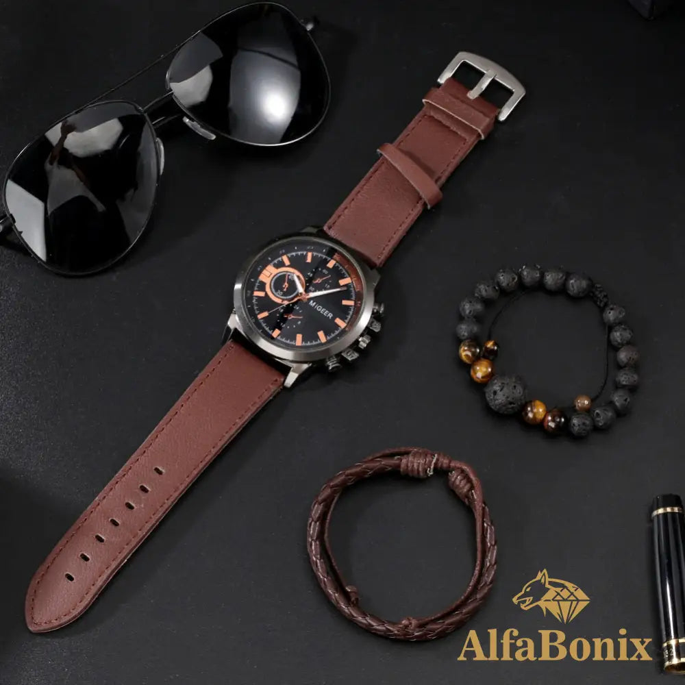 Kit Relógio Mais Pulseira Nalongue