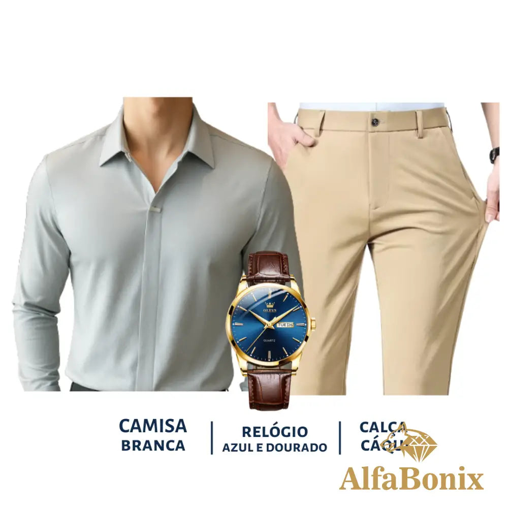 Kit Masculino Social Alfa Manchester Kit Masculino Social Alfa Manchester