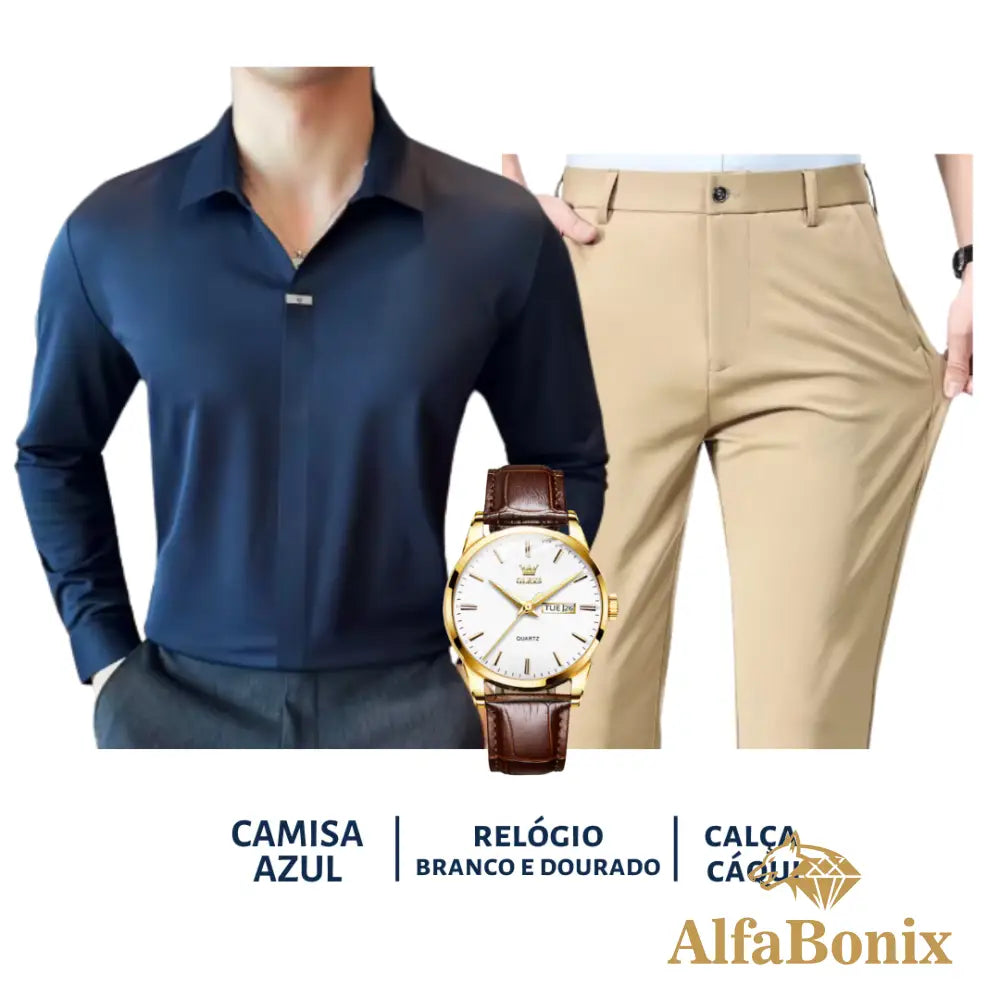 Kit Masculino Social Alfa Manchester Kit Masculino Social Alfa Manchester