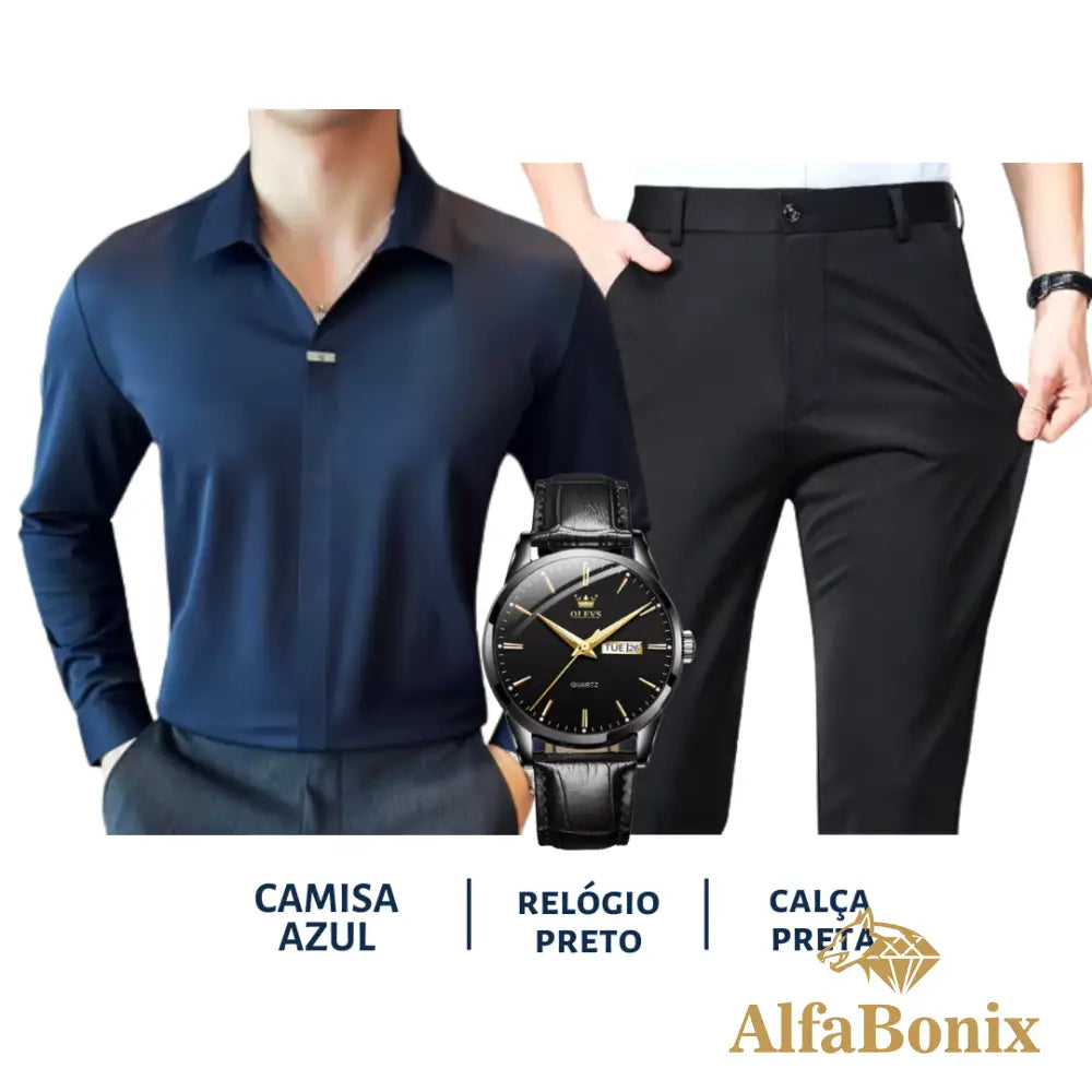 Kit Masculino Social Alfa Manchester Kit Masculino Social Alfa Manchester