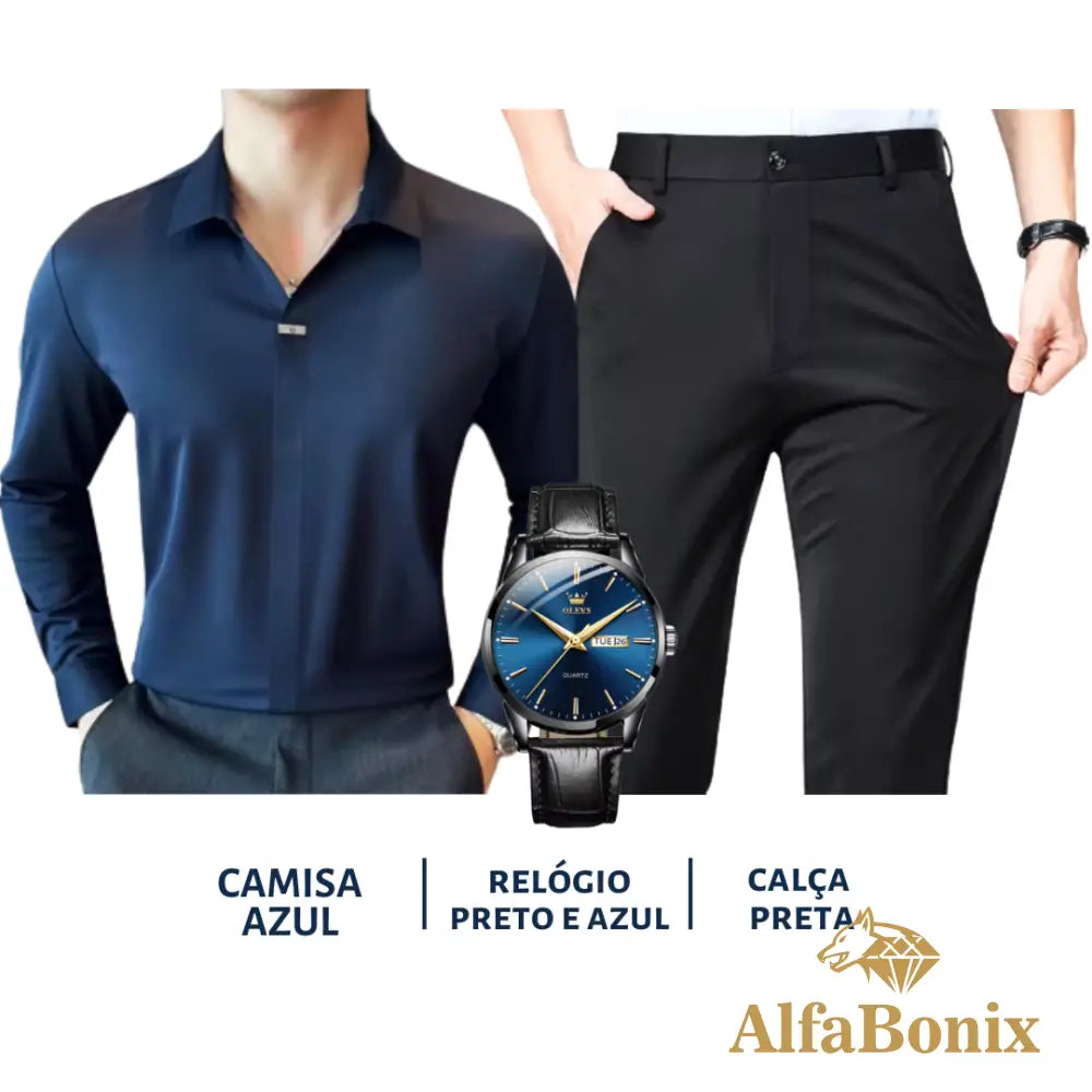 Kit Masculino Social Alfa Manchester Kit Masculino Social Alfa Manchester