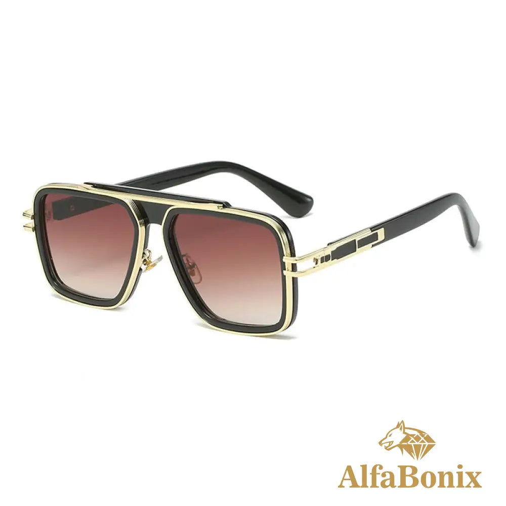 Óculos Bonix Longkeeper Preto E Marrom