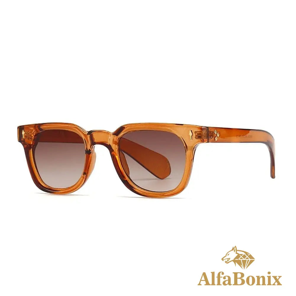 Óculos de Sol - One - UV400 Laranja/ Marrom Óculos de Sol - Unique™ - UV400