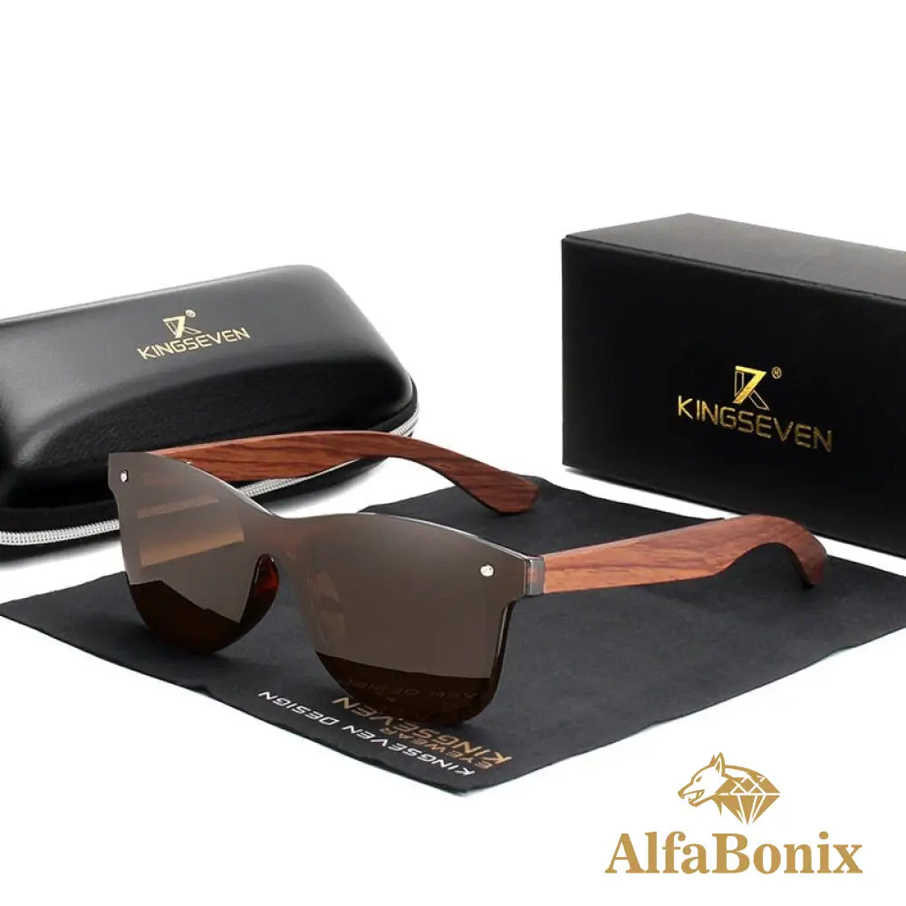 Óculos Natural Wooden Marrom