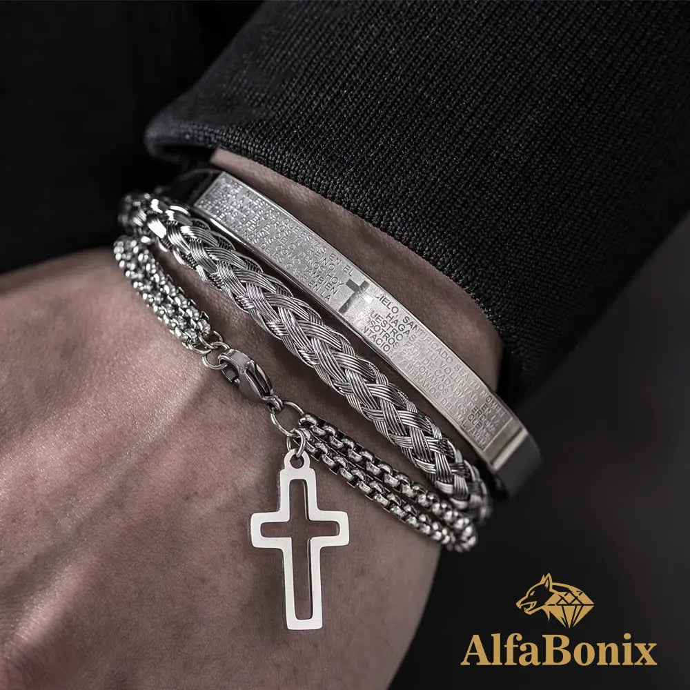 Pulseira Constantine 3 Peças