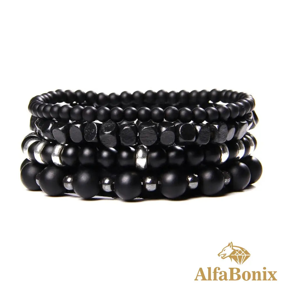 Pulseira Pedras Naturais De Proteção E Boas Energias