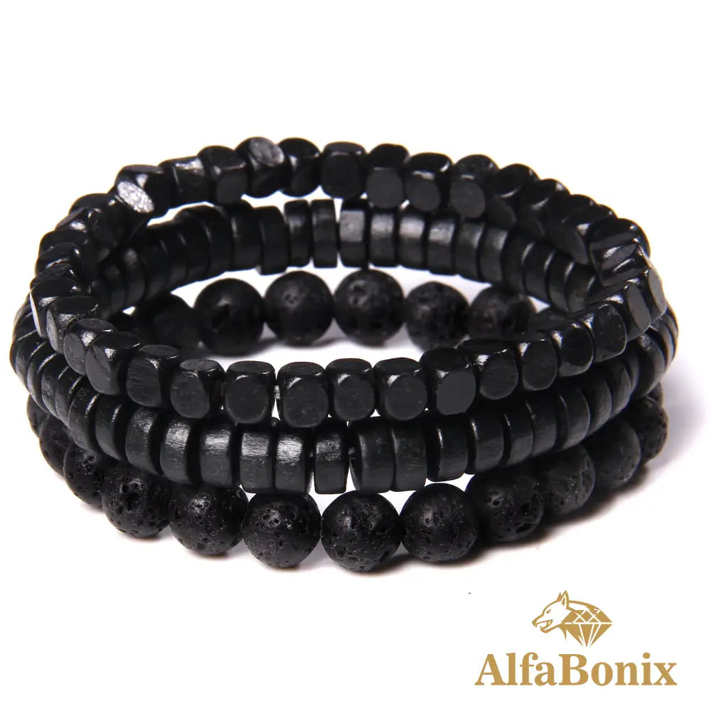 Pulseira Pedras Naturais De Proteção E Boas Energias