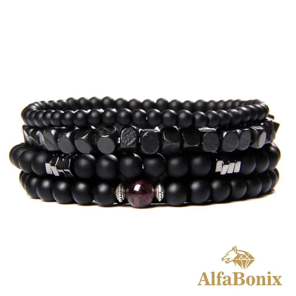 Pulseira Pedras Naturais De Proteção E Boas Energias