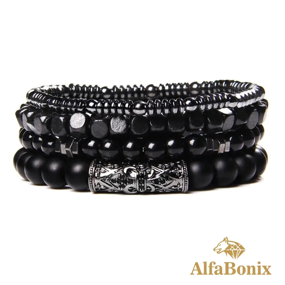 Pulseira Pedras Naturais De Proteção E Boas Energias