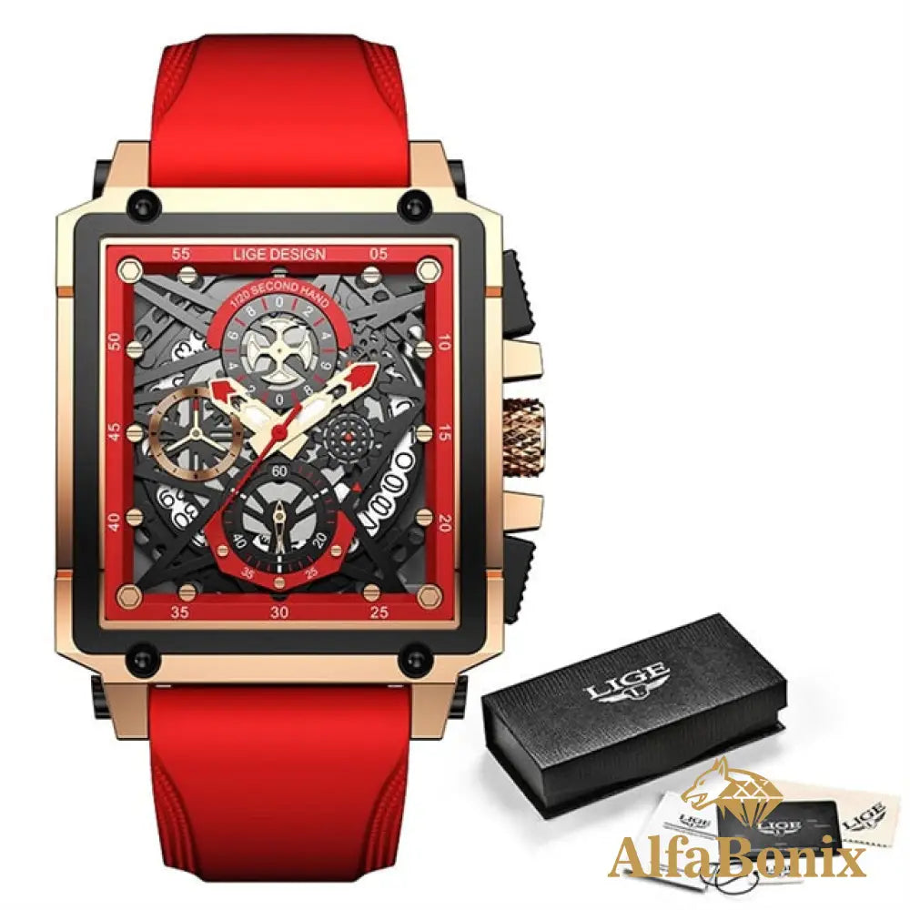 Relógio Axom Style Vermelho