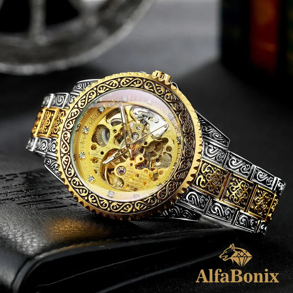 Relógio Bonix Goldentrib