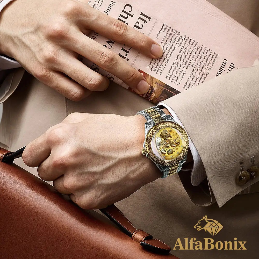 Relógio Bonix Goldentrib