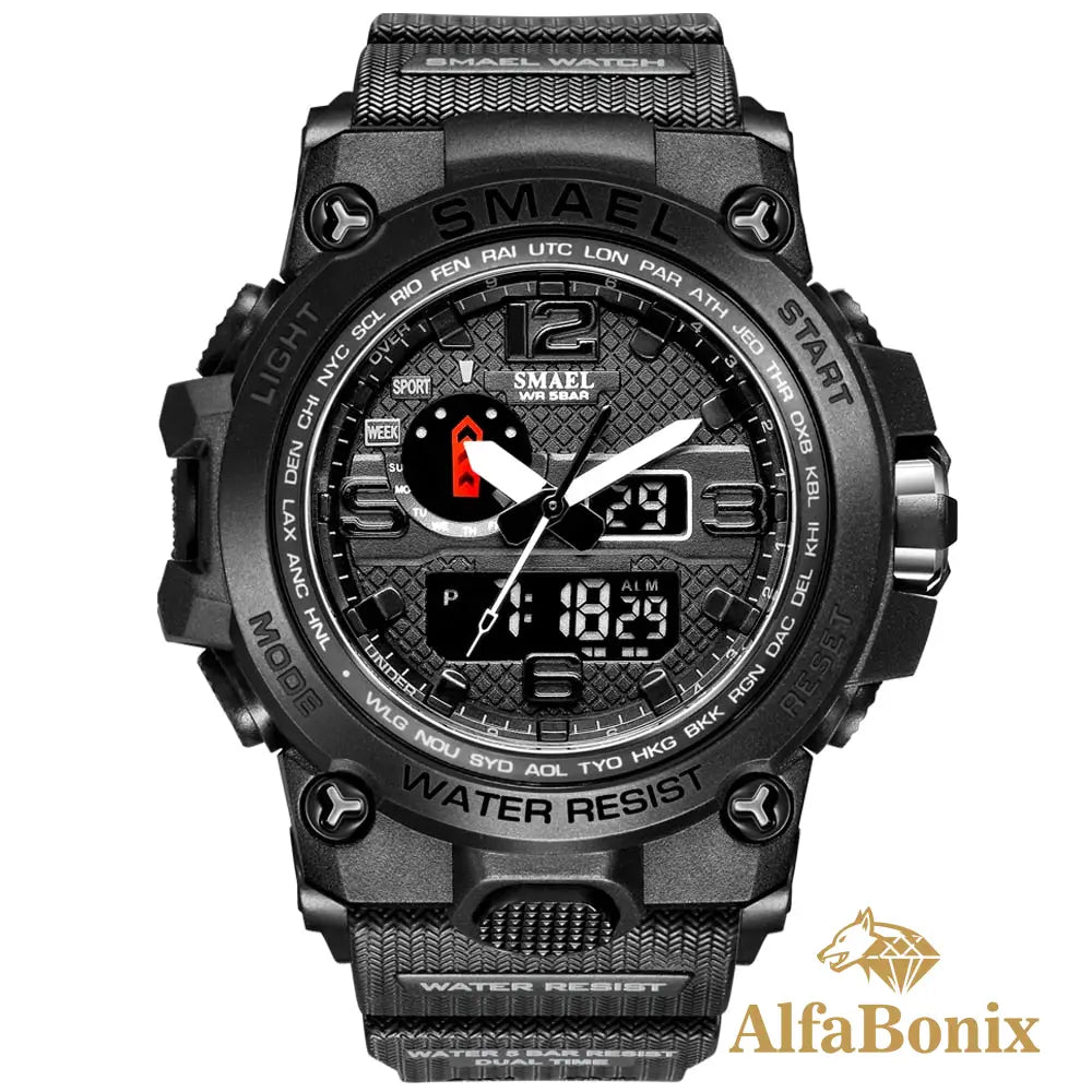 Relógio Militar Bonix Israel Preto