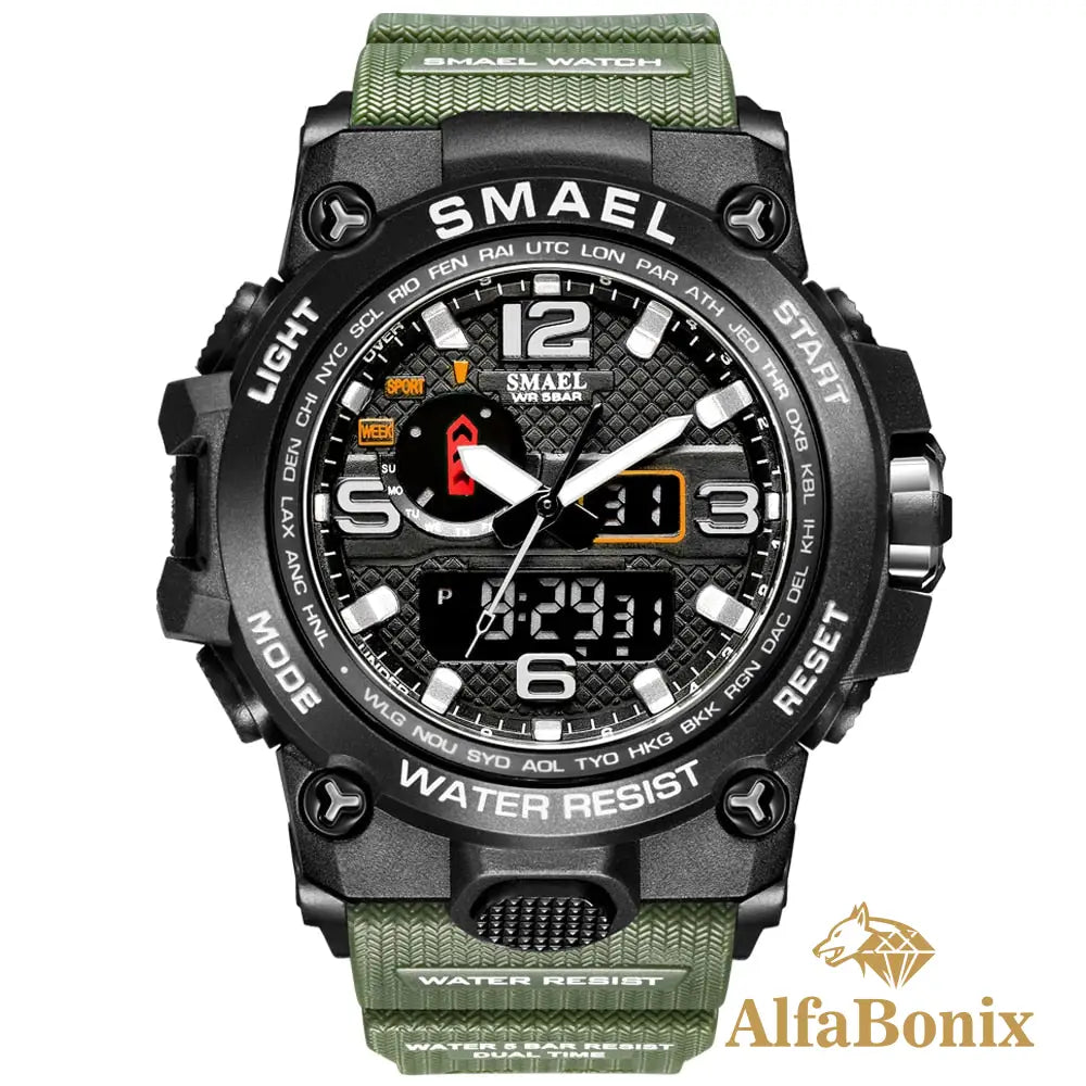 Relógio Militar Bonix Israel Verde