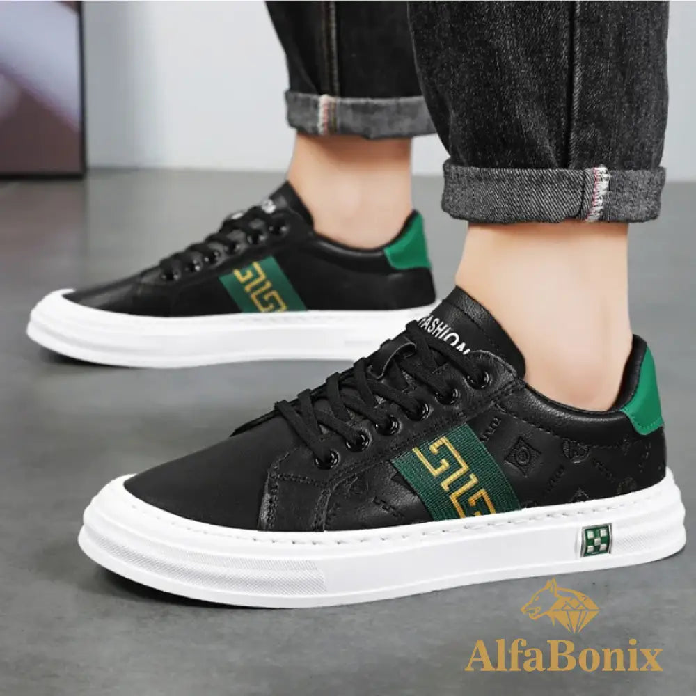 High End Mens Vulcanized Shoes Branded Casual Autumn Hot Sale Comfortable All Match Male Flats