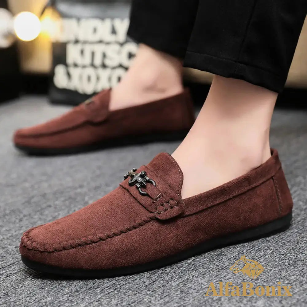 Mocassim Masculino California Vermelho / 37 mocassim