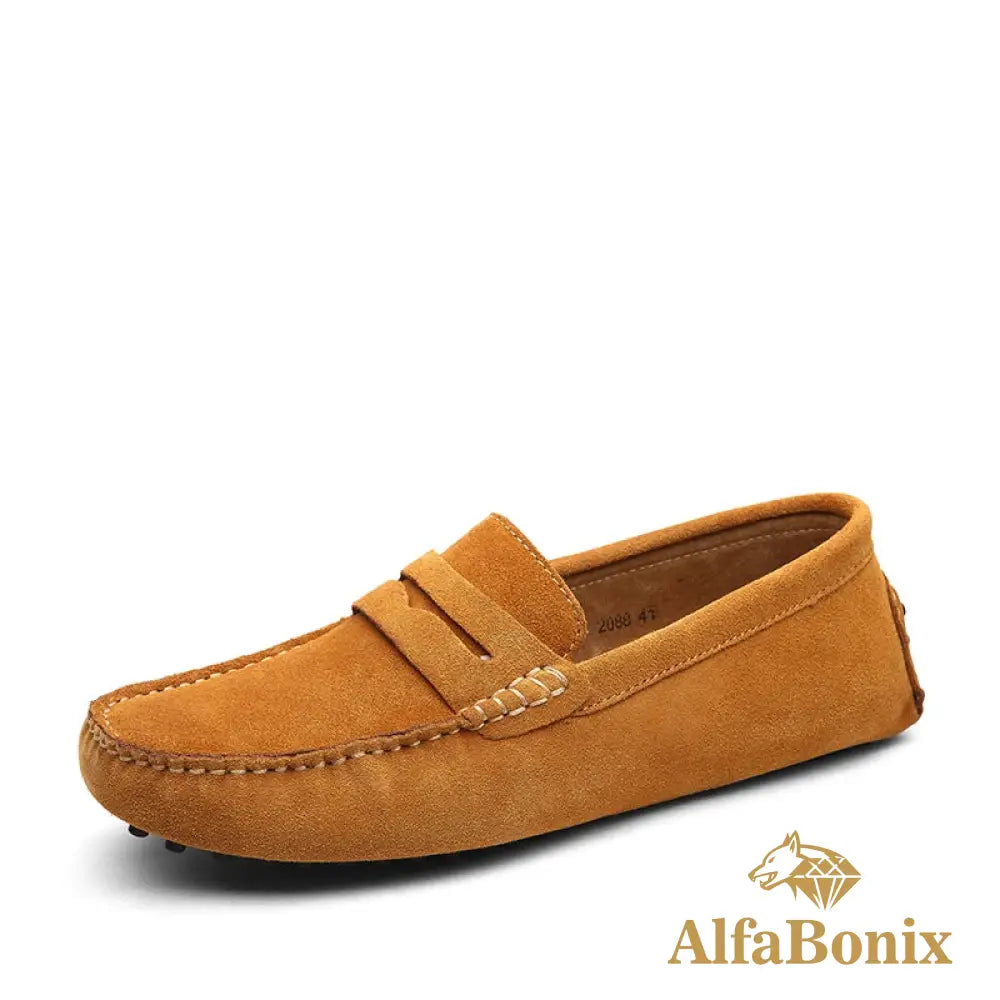 Mocassim Masculino Mônaco Khaki / 36 mocassim