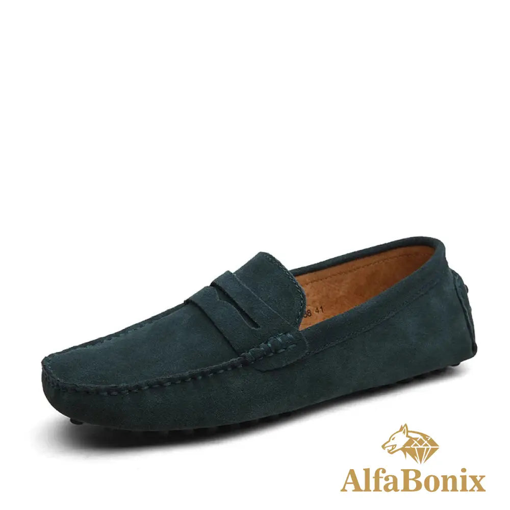 Mocassim Masculino Mônaco Verde / 36 mocassim