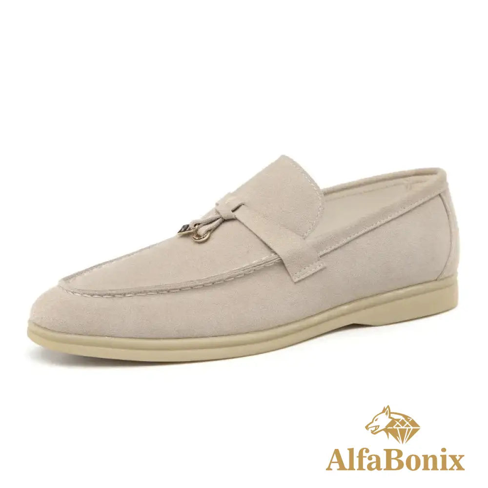 Mocassim Masculino Vision Bege / 36 mocassim