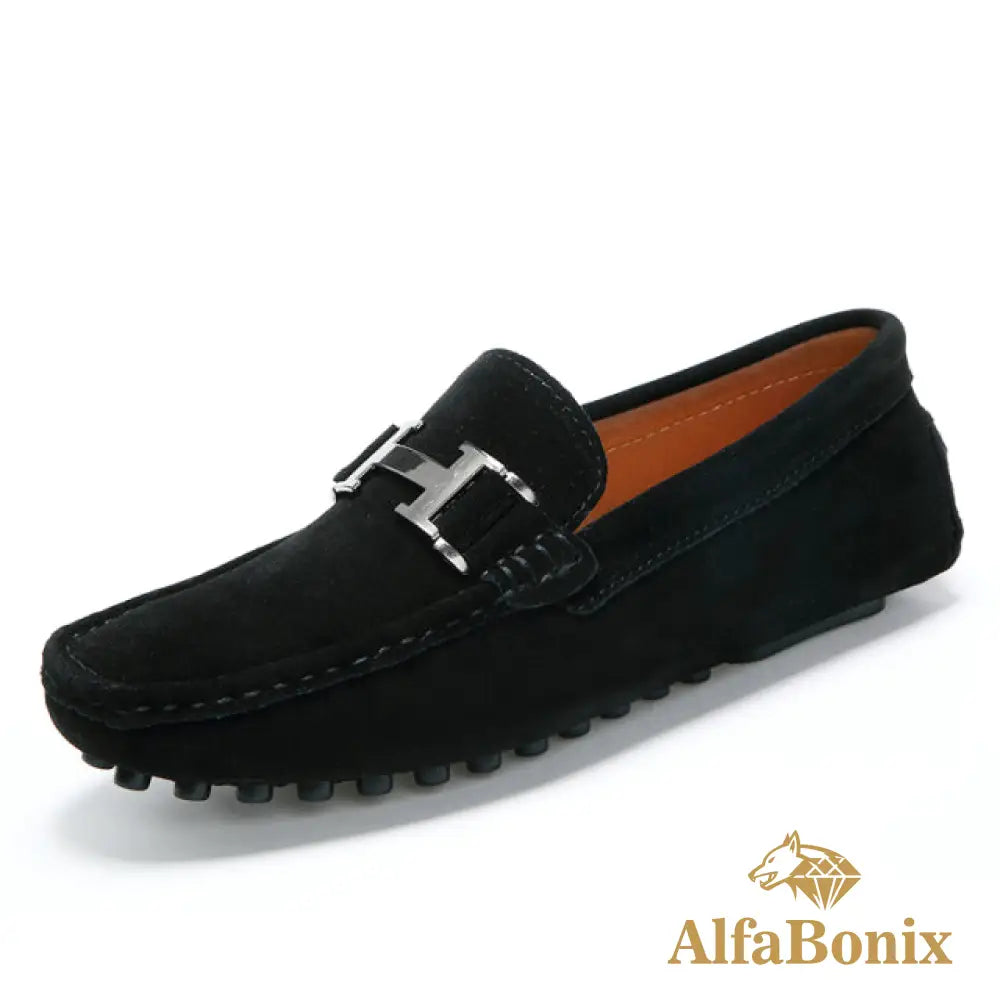 Mocassim Valentim Masculino Mv173 Preto / 36