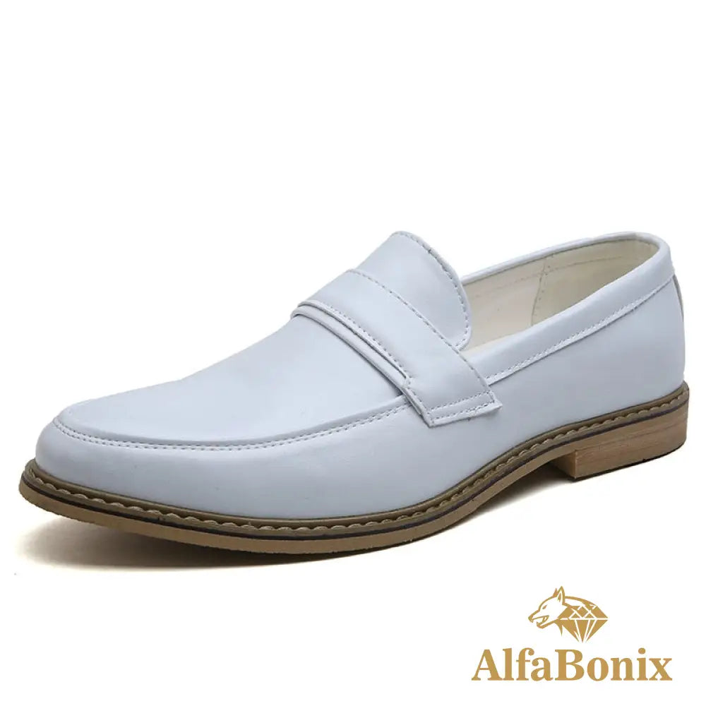 Mocassim Masculino Target Branco / 36 mocassim