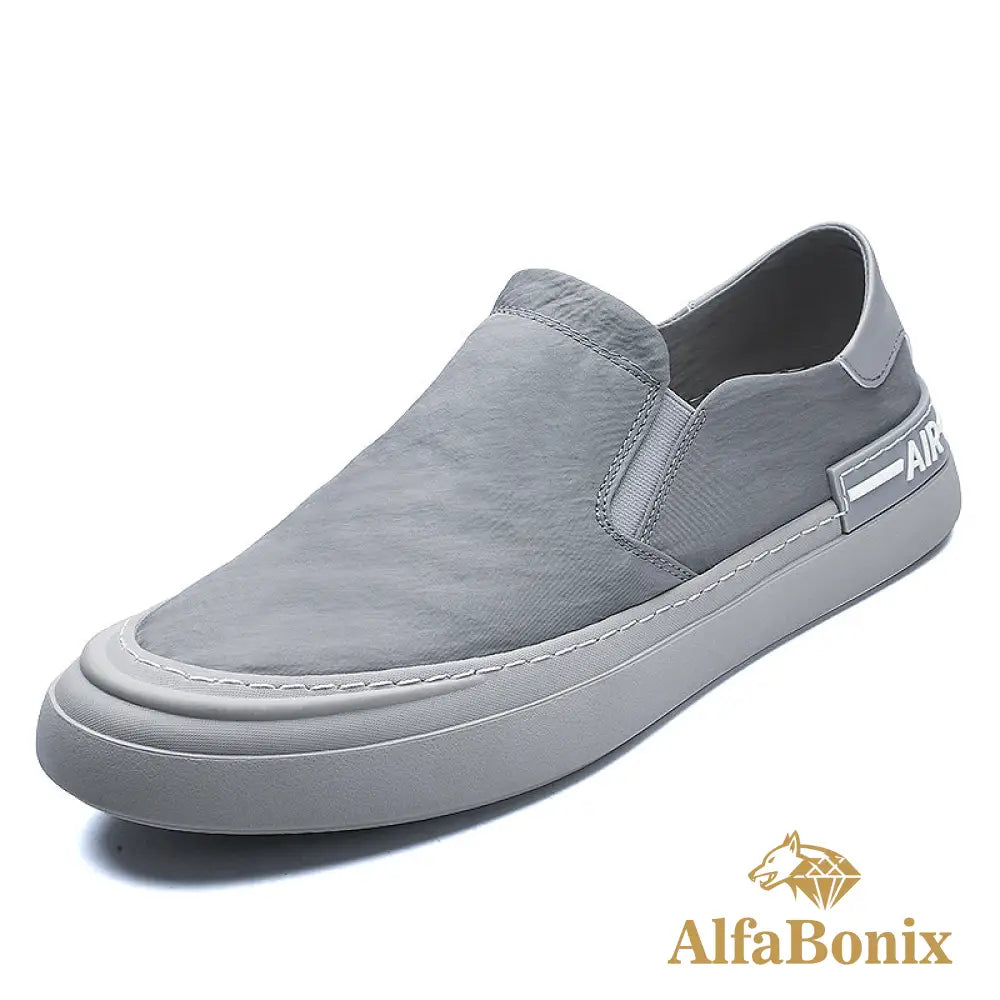 Mocassim Valentim Masculino Mv178 Cinza / 37