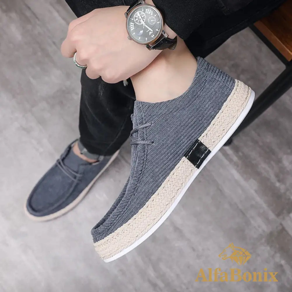 Fashion Casual Shoes for Men 2024 New Comfortable Canvas Loafers Versatile Men’s Sneakers Outdoor Breathable Men