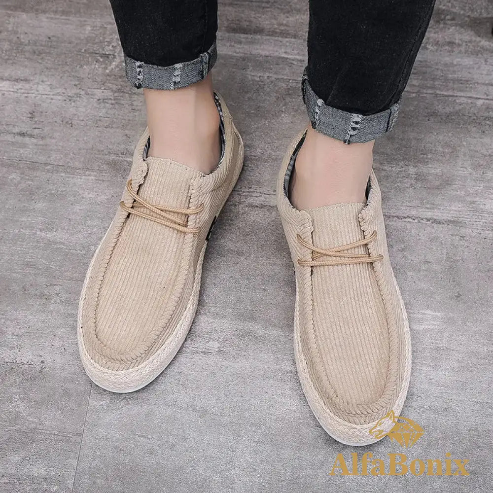 Fashion Casual Shoes for Men 2024 New Comfortable Canvas Loafers Versatile Men’s Sneakers Outdoor Breathable Men