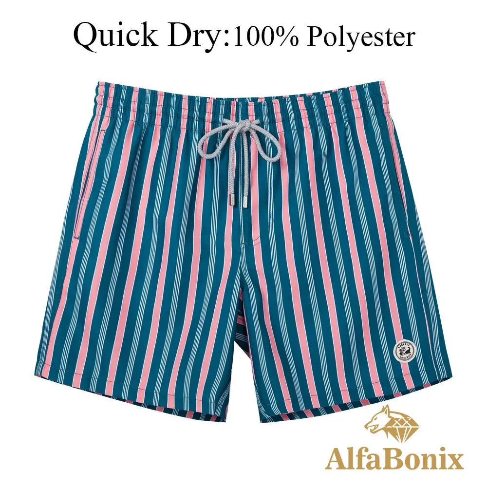 Short Alfabonix Leory Azul E Rosa / Pp