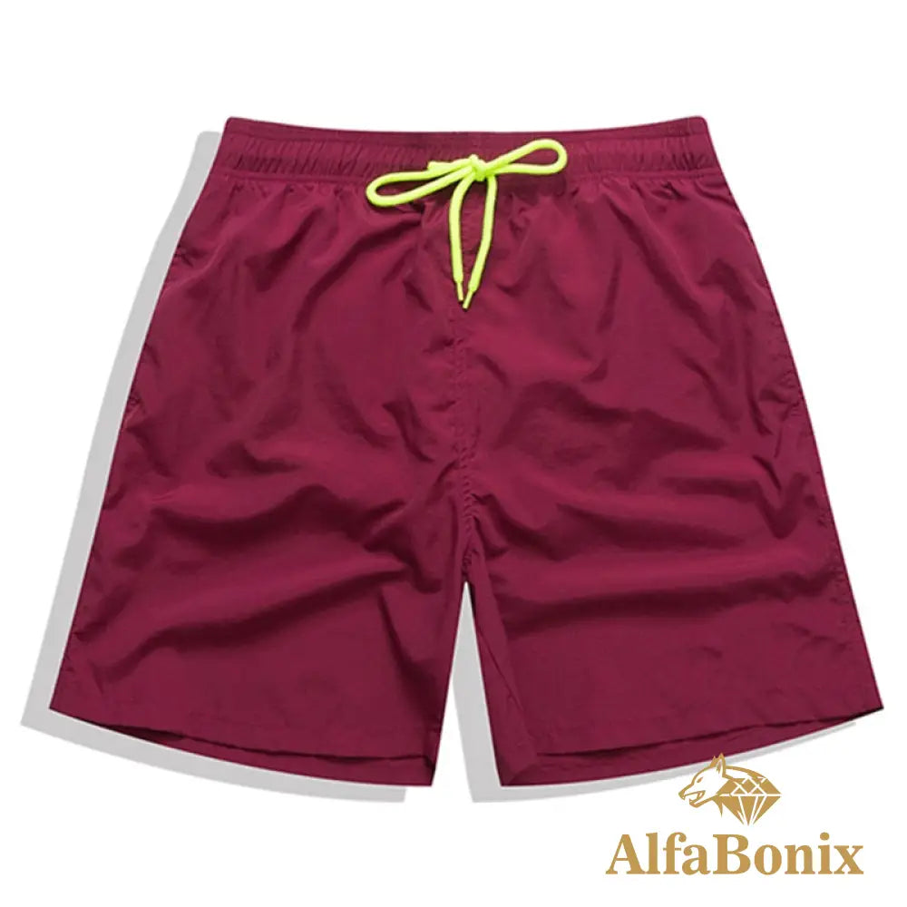 Short Alfabonix Mailot Vinho / Pp