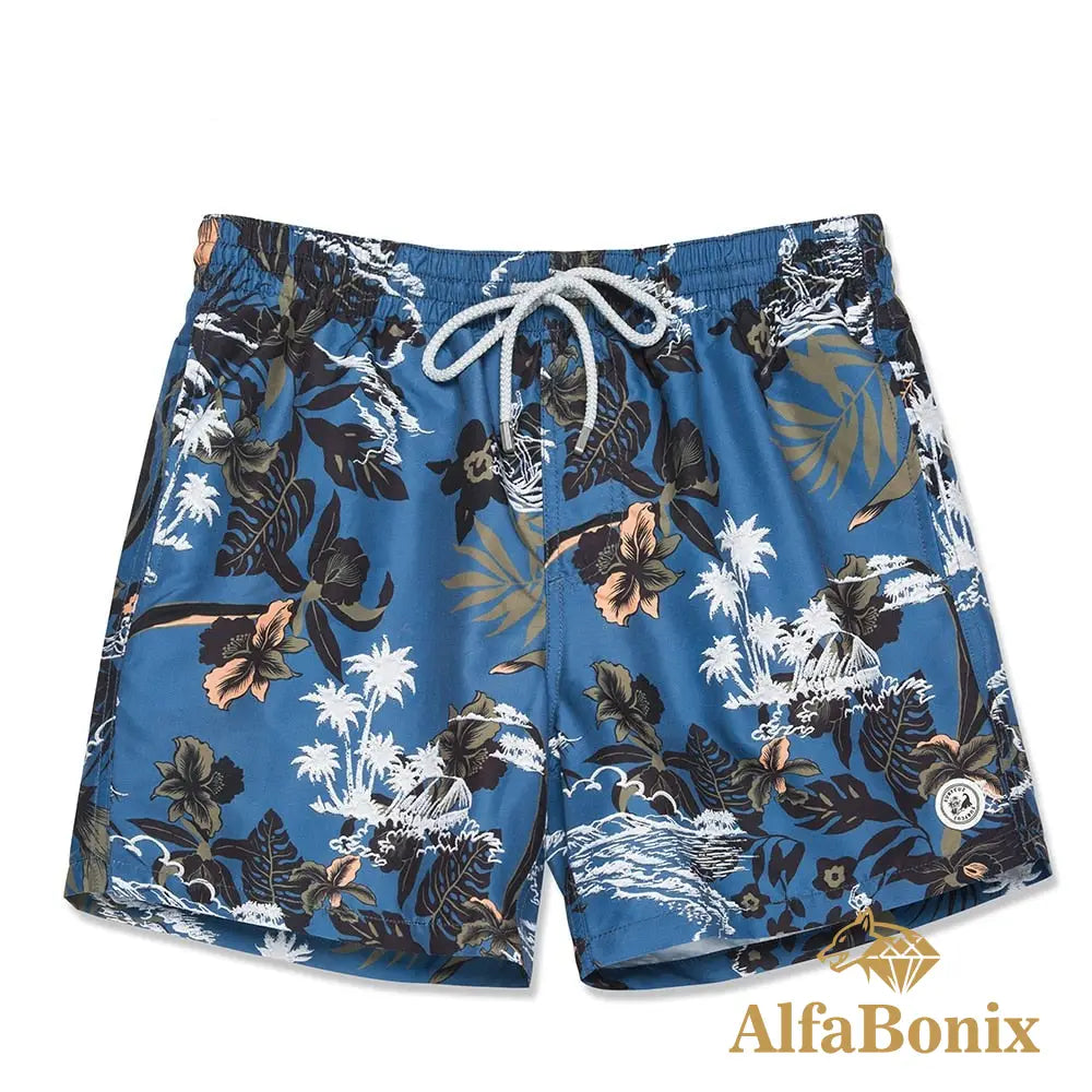 Short Bonix Surfcuz Azul Coqueiro / Pp