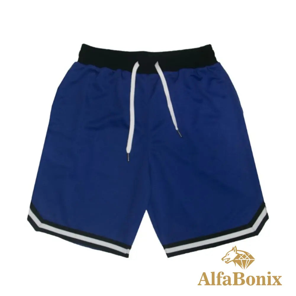 Short Grid Azul / Pp