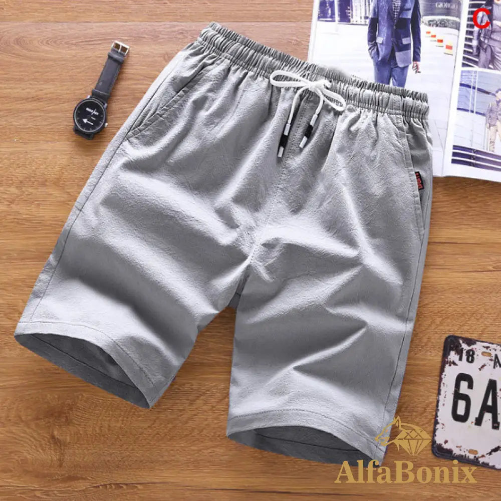 Short Loose Trousers Cinza / Ppp