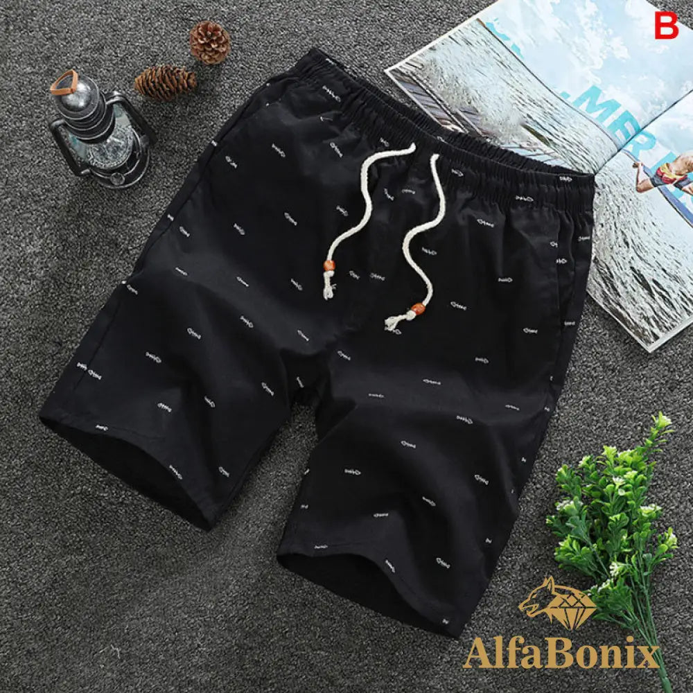 Short Loose Trousers Preto / Ppp