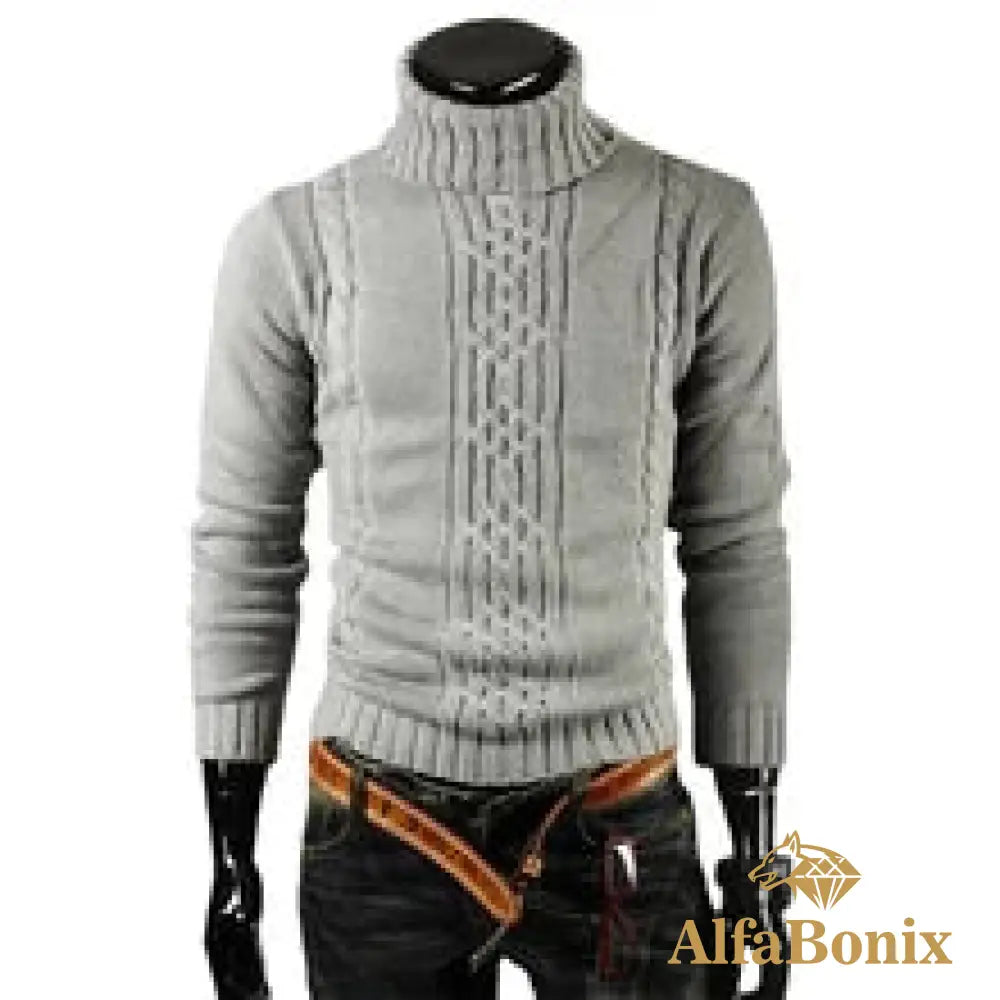 Suéter Alfa Hagen Cinza Claro / Pp