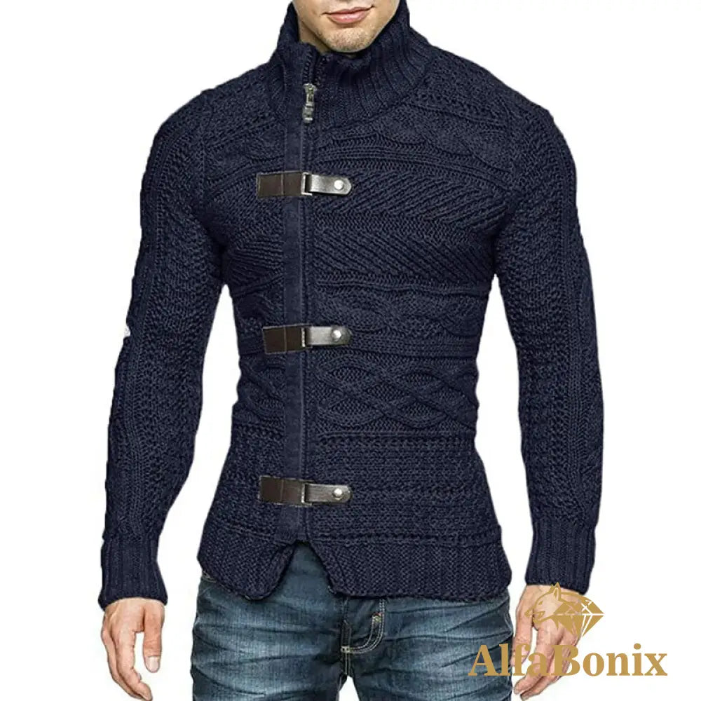 Suéter Masculino Bonix Austric Azul Escuro / Pp