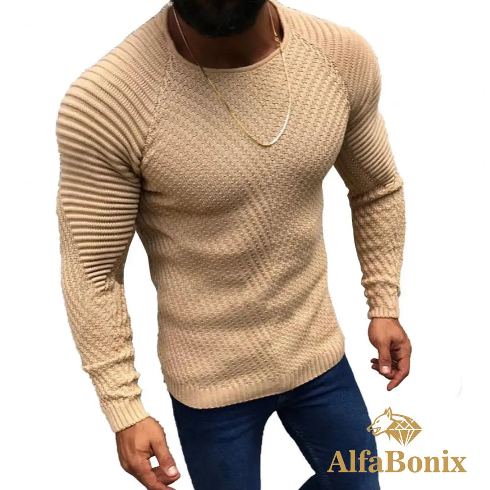 Suéter Masculino Bonix Sweater Bége / Pp