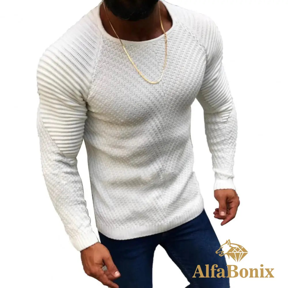 Suéter Masculino Bonix Sweater Branco / Pp