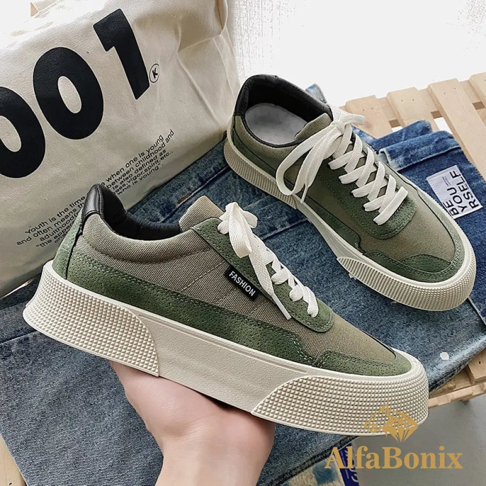Tênis Canvas Verde / 37 tênis masculino