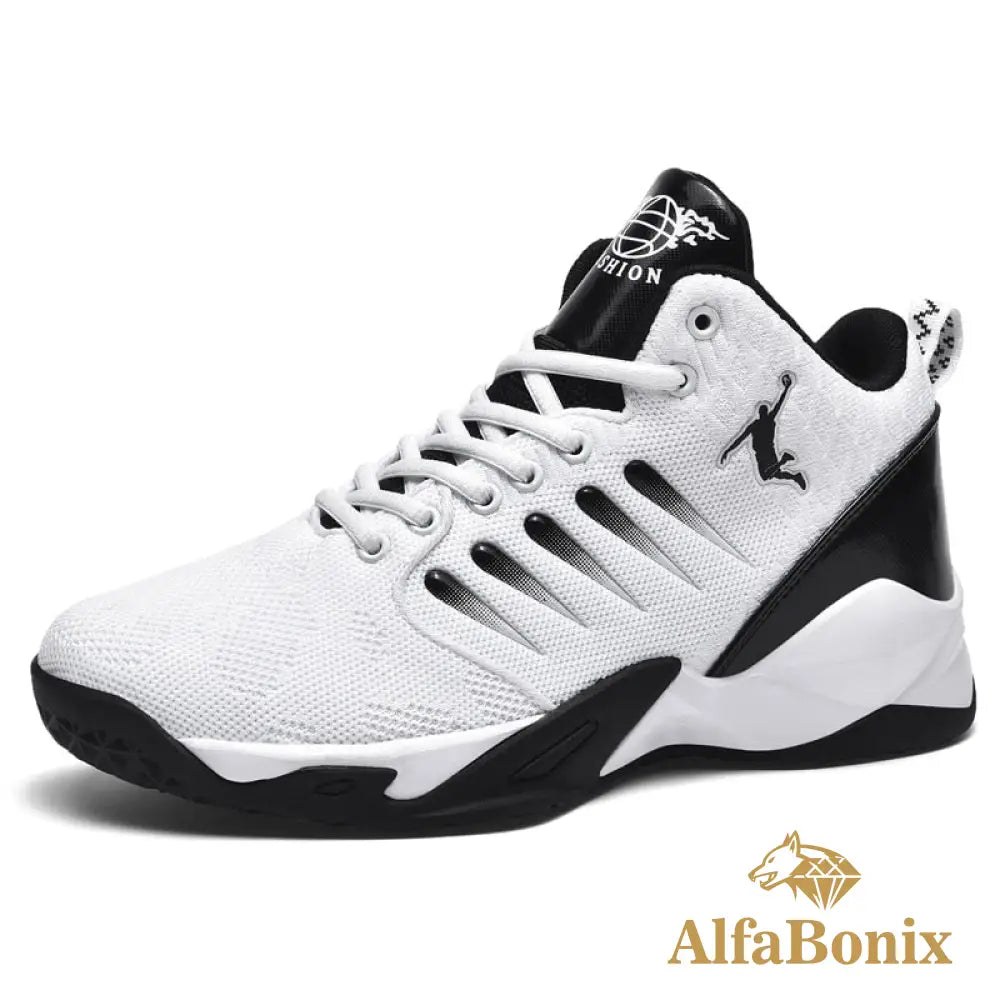 Tênis Basquete Masculino Smash Street Branco / 35