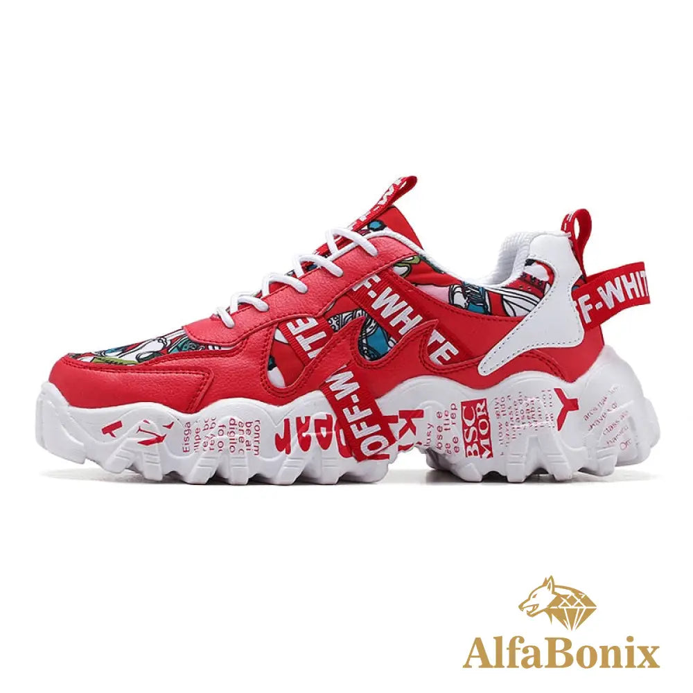 Tênis Bonix Zempret Of Vermelho / 34 Masculino