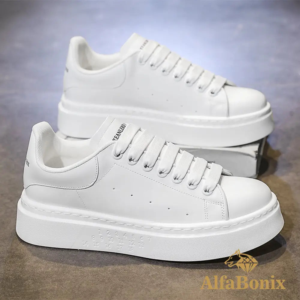 Tênis Casual Masculino Breno Branco / 37 tênis masculino