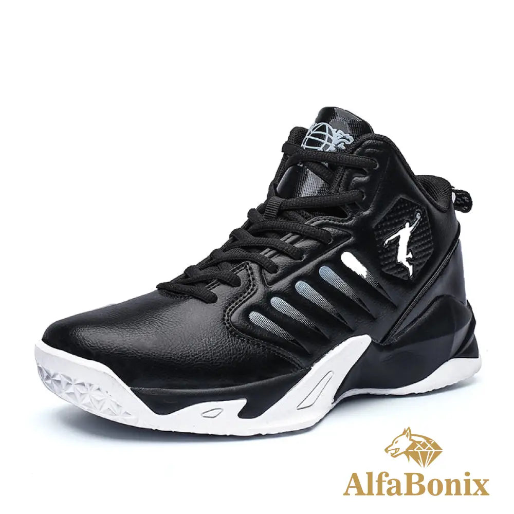 Tênis Masculino De Basquete Street Couple Preto / 36