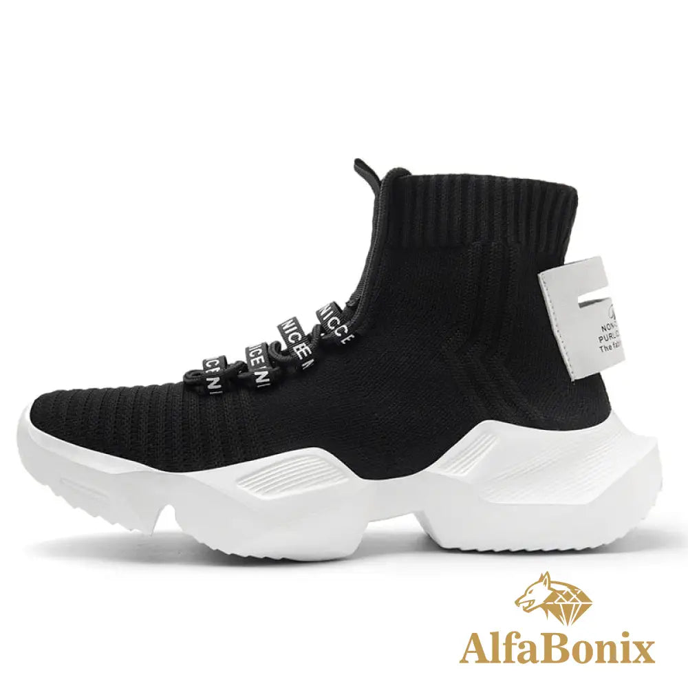 Tênis Run Comfortble Preto E Branco / 37 Masculino